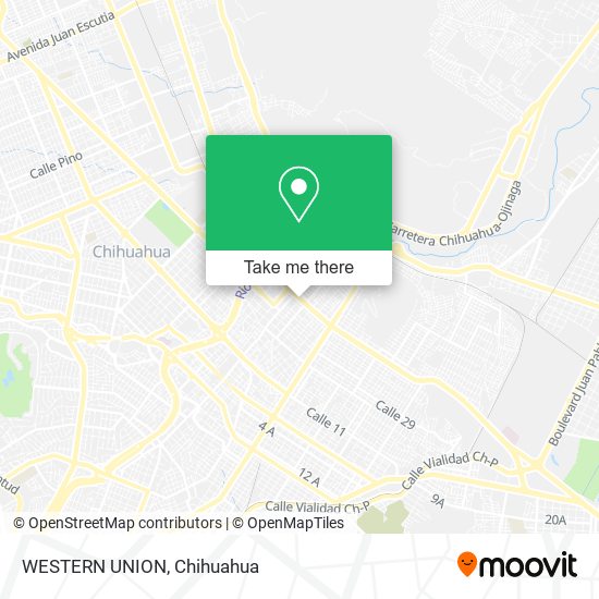 Mapa de WESTERN UNION