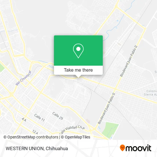 Mapa de WESTERN UNION