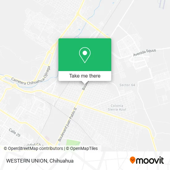 Mapa de WESTERN UNION