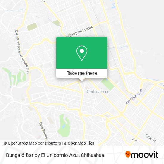 Bungaló Bar by El Unicornio Azul map