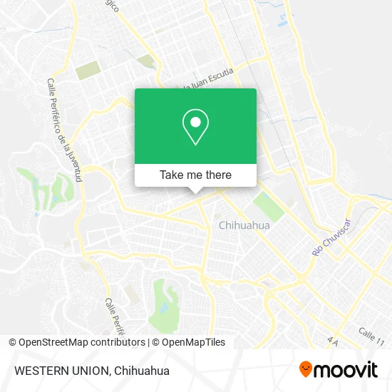 WESTERN UNION map