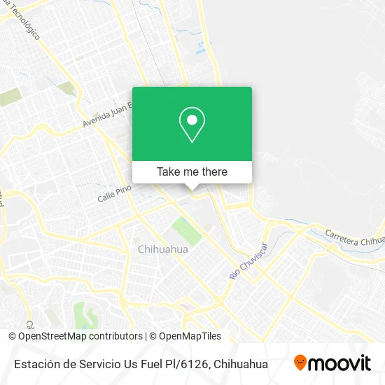 Mapa de Estación de Servicio Us Fuel Pl / 6126