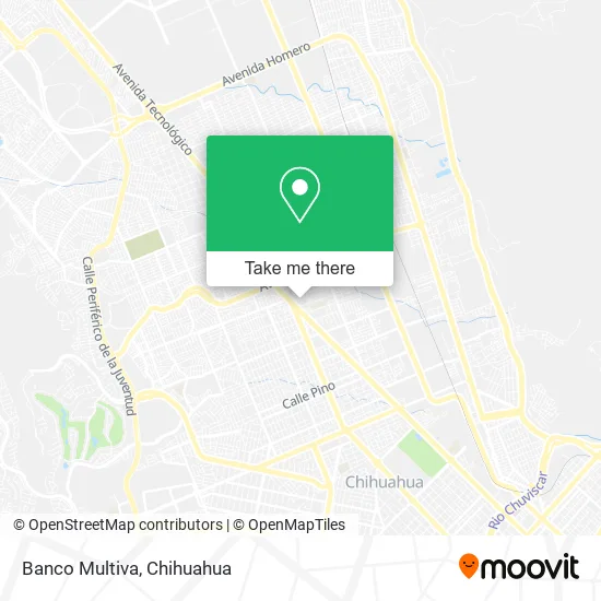 Mapa de Banco Multiva