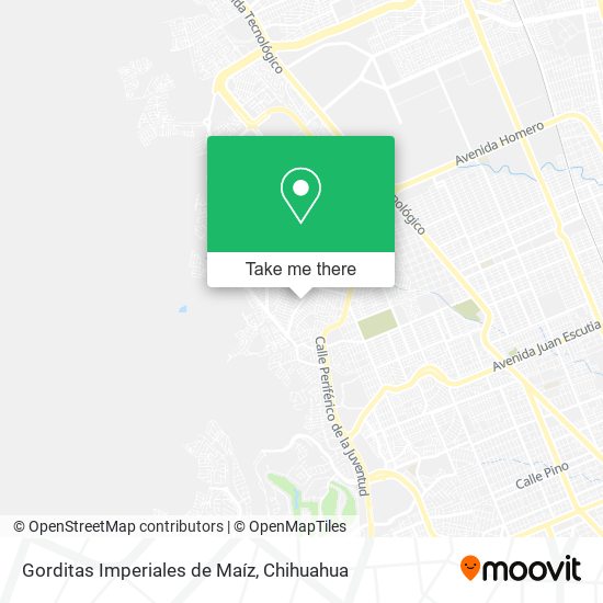 Gorditas Imperiales de Maíz map