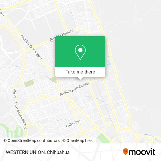 WESTERN UNION map