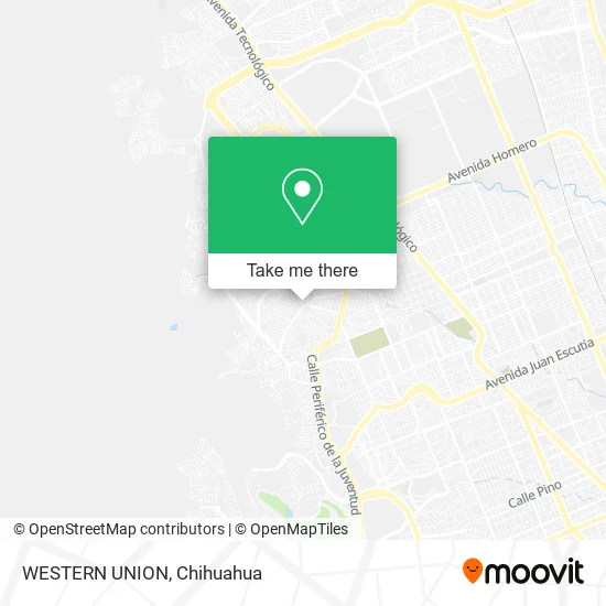WESTERN UNION map