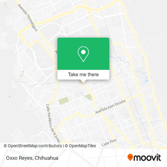 Mapa de Oxxo Reyes