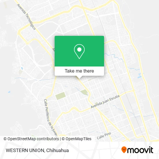 WESTERN UNION map