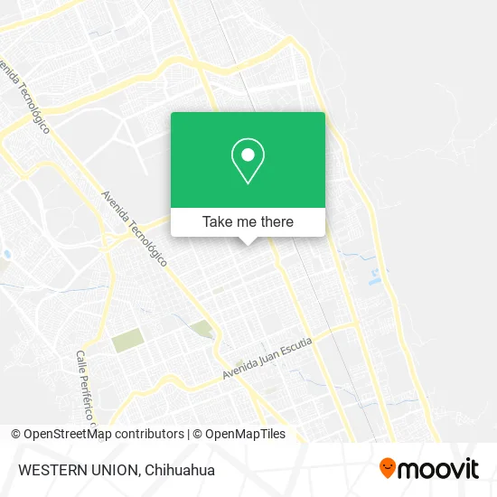 WESTERN UNION map