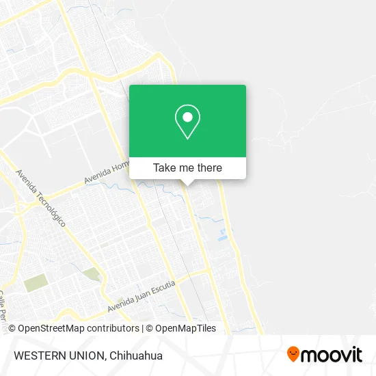 WESTERN UNION map