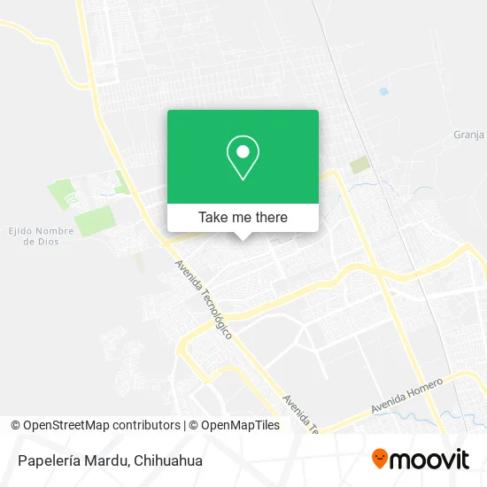 Mapa de Papelería Mardu