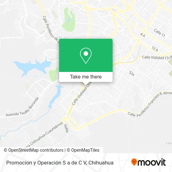 Mapa de Promocion y Operación S a de C V