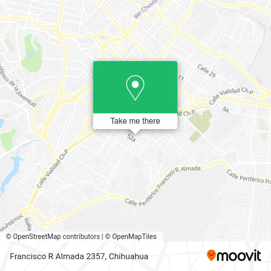Mapa de Francisco R Almada 2357
