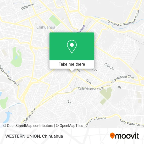 Mapa de WESTERN UNION