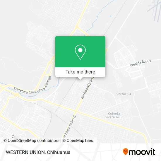 Mapa de WESTERN UNION