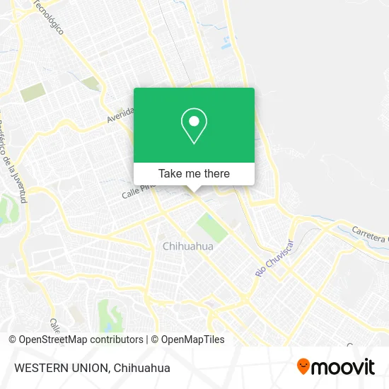 Mapa de WESTERN UNION
