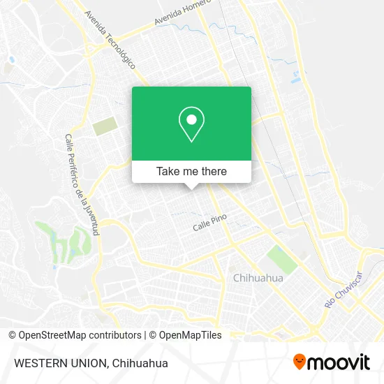 WESTERN UNION map