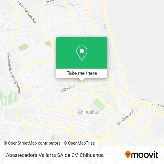 Mapa de Abastecedora Vallarta SA de CV