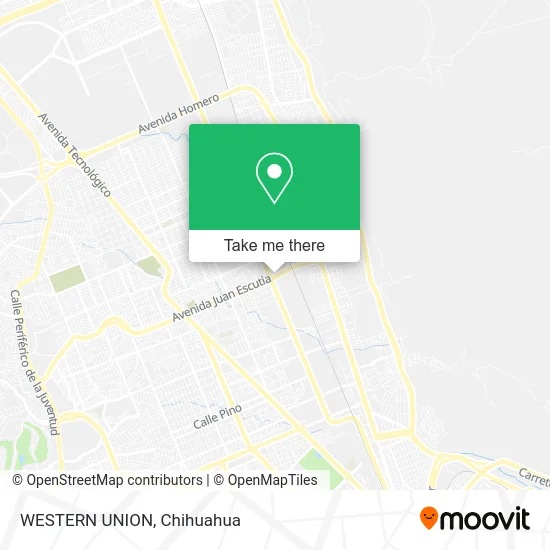 WESTERN UNION map