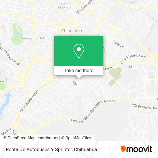 Renta De Autobuses Y Sprinter map