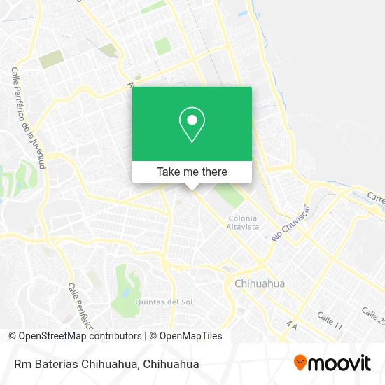 Rm Baterias Chihuahua map