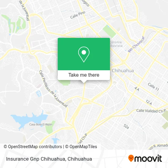 Insurance Gnp Chihuahua map