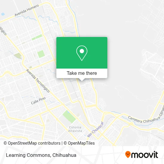 Learning Commons map