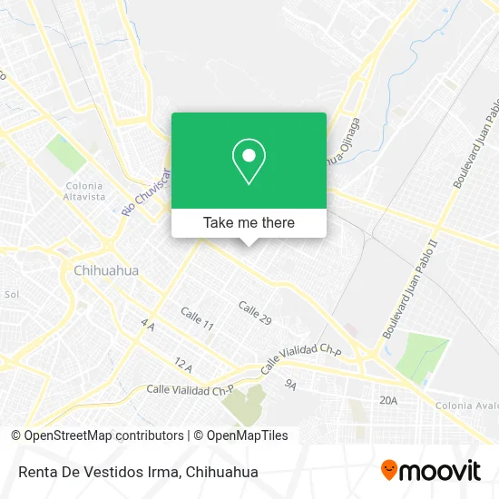 Renta De Vestidos Irma map