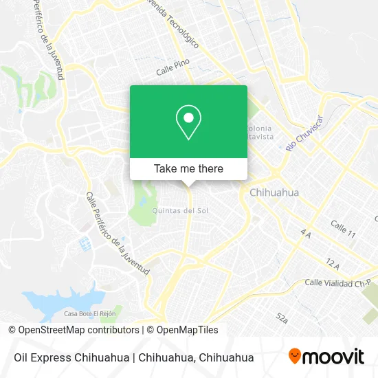 Oil Express Chihuahua | Chihuahua map