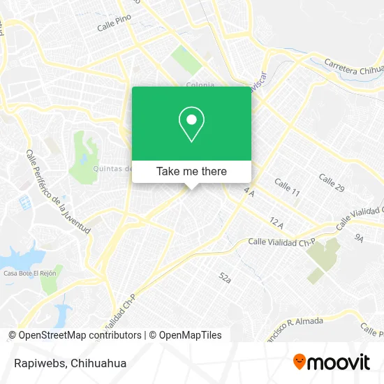 Rapiwebs map