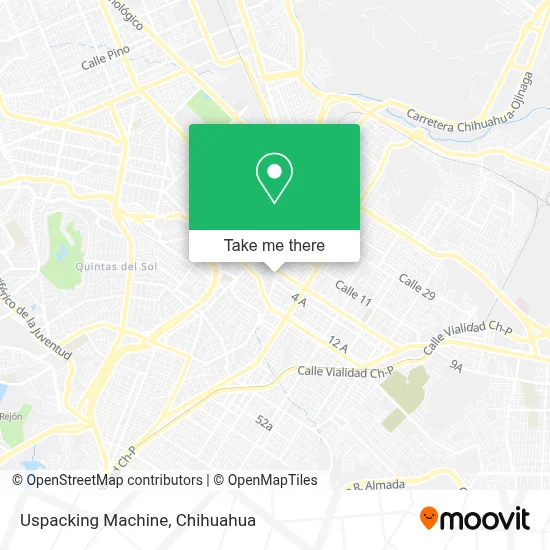 Uspacking Machine map