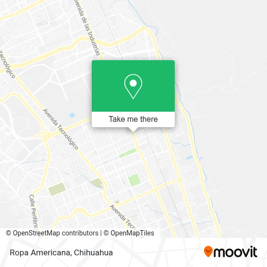 Ropa Americana map