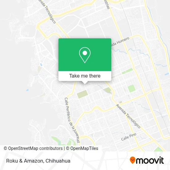 Roku & Amazon map