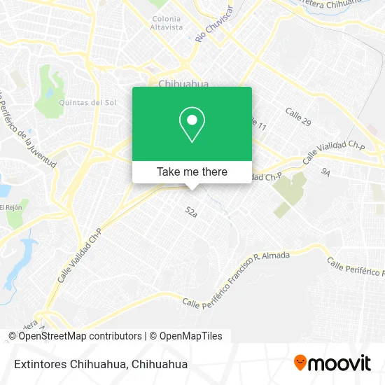 Extintores Chihuahua map