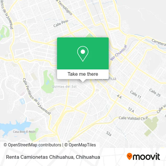 Renta Camionetas Chihuahua map