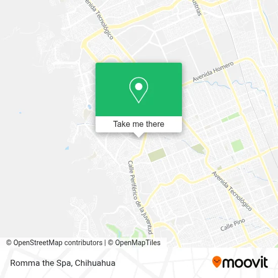 Romma the Spa map