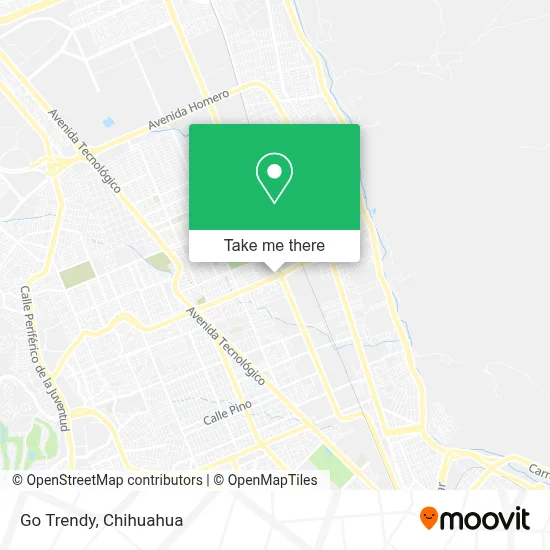 Go Trendy map