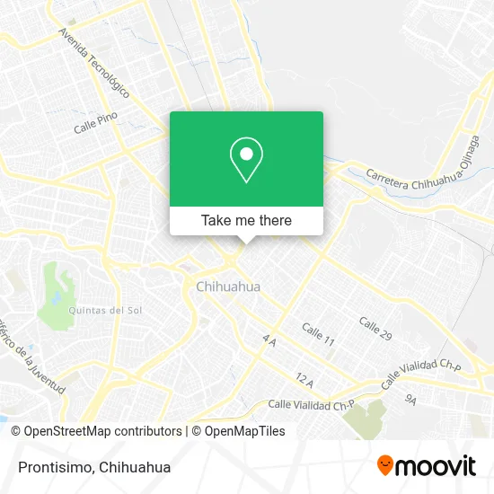 Prontisimo map