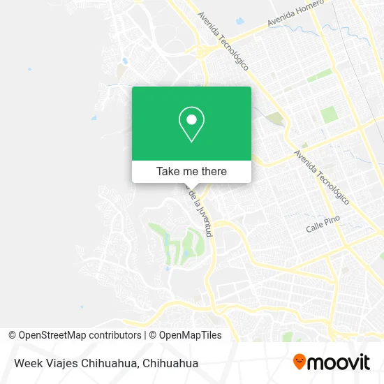 Week Viajes Chihuahua map