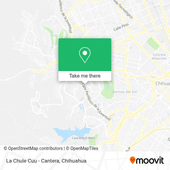 La Chule Cuu - Cantera map