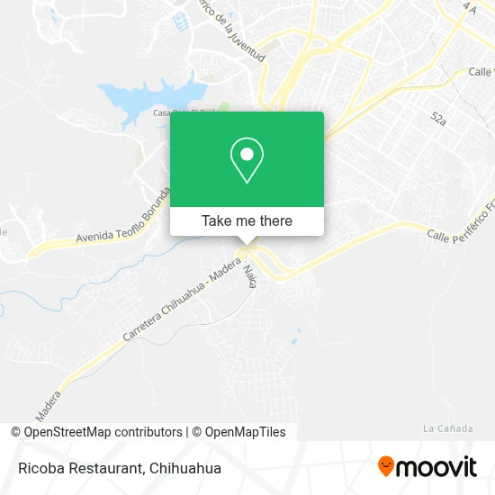 Ricoba Restaurant map