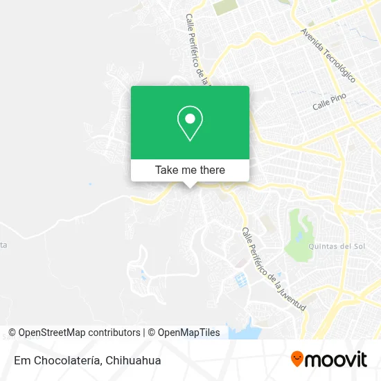Em Chocolatería map