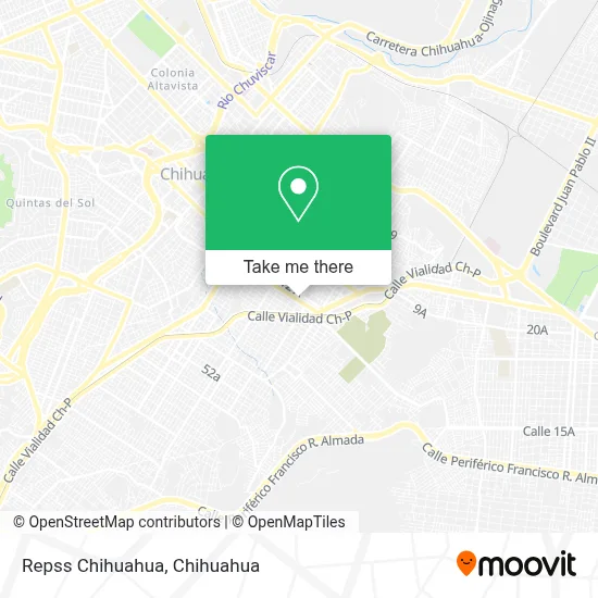 Repss Chihuahua map