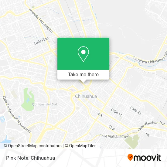 Pink Note map