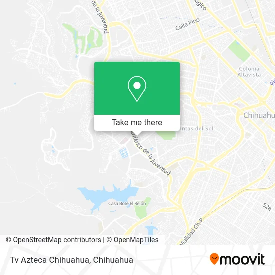Tv Azteca Chihuahua map