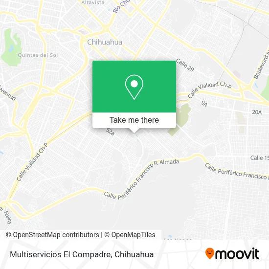 Multiservicios El Compadre map