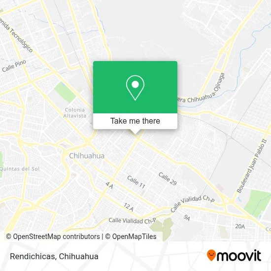Rendichicas map