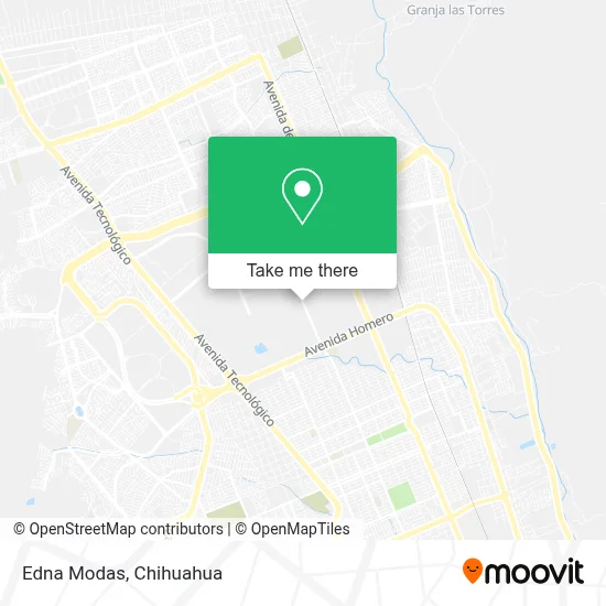 Edna Modas map