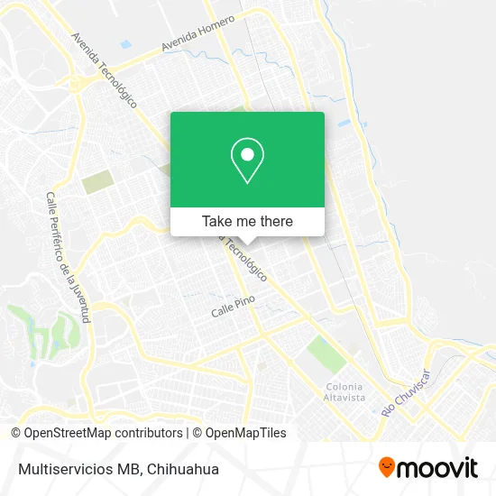 Multiservicios MB map