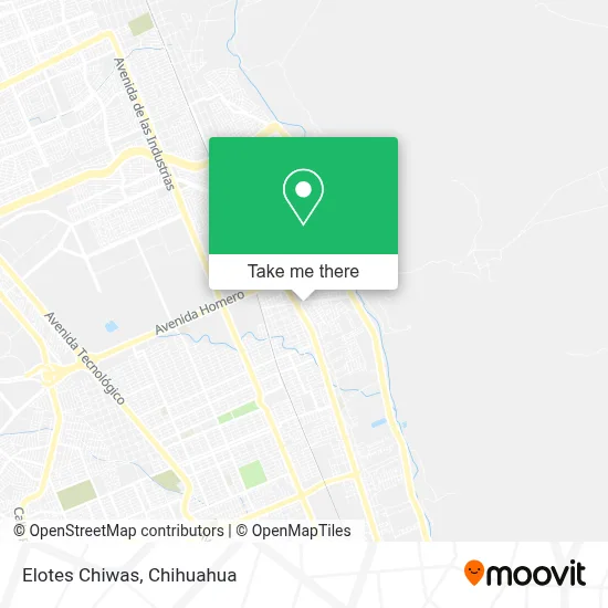 Elotes Chiwas map